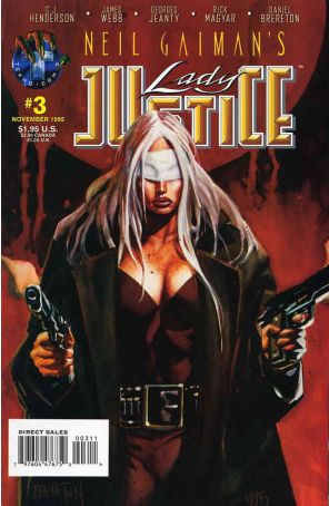Lady Justice (Neil Gaiman's, Vol. 1) 3 published by Tekno with cover art by Dan Brereton