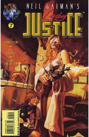 Lady Justice (Neil Gaiman's, Vol. 1) 7 published by Tekno with cover art by Dan Brereton