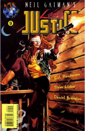 Lady Justice (Neil Gaiman's, Vol. 1) 9 published by Tekno with cover art by Dan Brereton