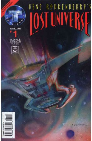 Lost Universe (Gene Roddenberry's) 1 published by Tekno with cover art by Bill Sienkiewicz