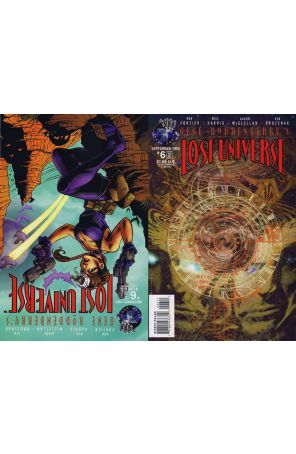 Lost Universe (Gene Roddenberry's) 6 published by Tekno with cover art by Bill Sienkiewicz and Mike Wieringo
