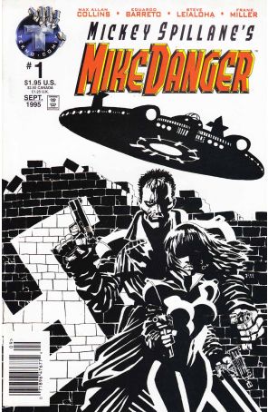 Mike Danger (Mickey Spillane's, Vol. 1) 1 (Newsstand) published by Tekno with cover art by Frank Miller