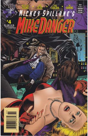 Mike Danger (Mickey Spillane's, Vol. 1) 4 (Newsstand) published by Tekno with cover art by Eduardo Barreto