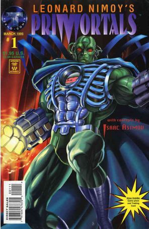 Primortals (Leonard Nimoy's, Vol. 1) 1 published by Tekno with cover art by Scot Eaton