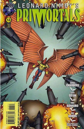 Primortals (Leonard Nimoy's, Vol. 1) 13 published by Tekno with cover art by Arthur Adams
