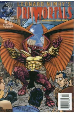 Primortals (Leonard Nimoy's, Vol. 1) 6 (Newsstand) published by Tekno with cover art by Art Nichols