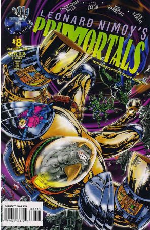Primortals (Leonard Nimoy's, Vol. 1) 8 published by Tekno with cover art by Ron Randall