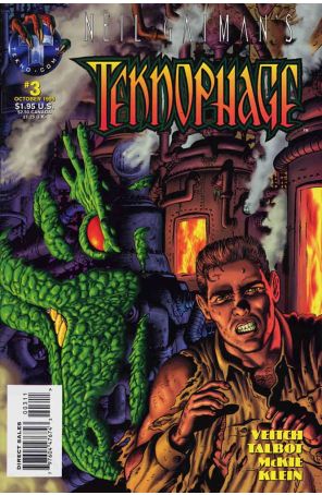 Teknophage (Neil Gaiman's) 3 published by Tekno with cover art by Bryan Talbot