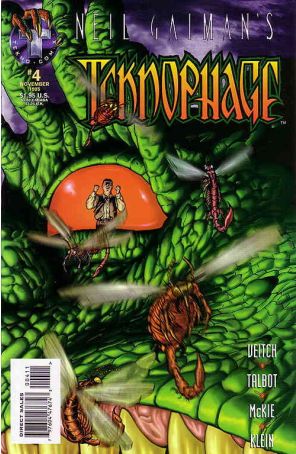 Teknophage (Neil Gaiman's) 4 published by Tekno with cover art by Bryan Talbot