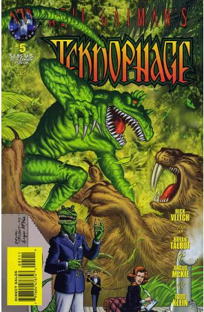 Teknophage (Neil Gaiman's) 5 published by Tekno with cover art by Bryan Talbot