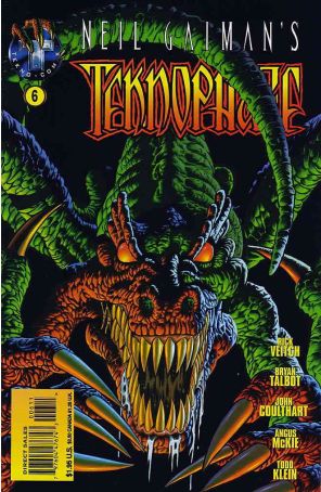 Teknophage (Neil Gaiman's) 6 published by Tekno with cover art by Bryan Talbot