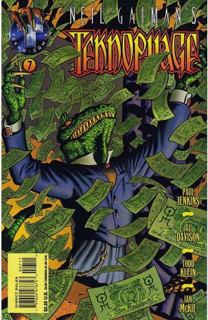 Teknophage (Neil Gaiman's) 7 published by Tekno with cover art by Bryan Talbot