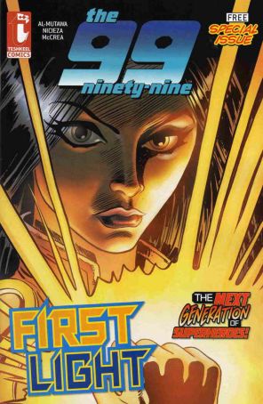 99: First Light Preview 1 published by Teshkeel with cover art by John McCrea