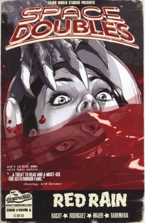Space Doubles 1 published by Th3rd World with cover art by David Barkmann