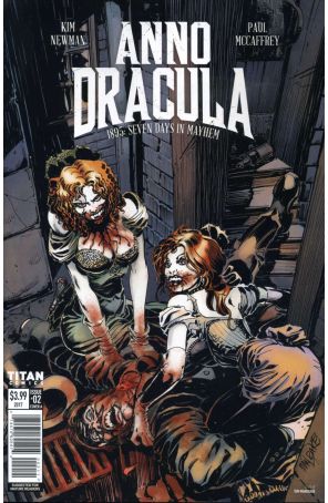 Anno Dracula: 1895 Seven Days in Mayhem 2A published by Titan with cover art by Tom Mandrake