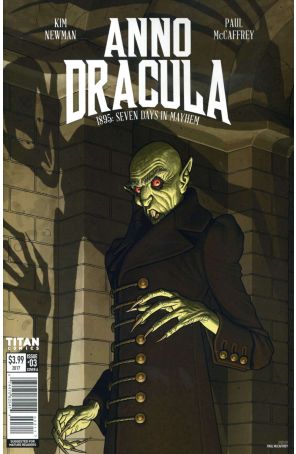 Anno Dracula: 1895 Seven Days in Mayhem 3A published by Titan with cover art by Paul McCaffrey