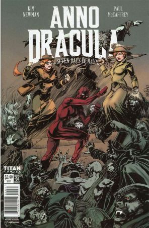 Anno Dracula: 1895 Seven Days in Mayhem 4C published by Titan with cover art by Tom Mandrake