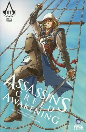 Assassin's Creed: Awakening 1C published by Titan with cover art by Sonia Leong