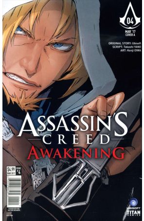 Assassin's Creed: Awakening 4A published by Titan with cover art by Oiwa Kenji