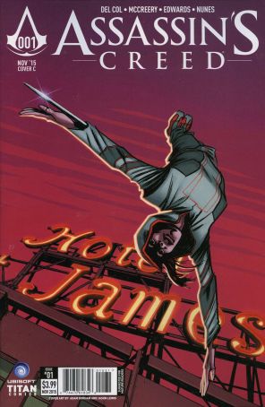 Assassin's Creed: Trial By Fire 1C published by Titan with cover art by Adam Gorham and Jason Lewis