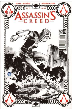 Assassin's Creed: Trial By Fire 10C published by Titan with cover art by Jake