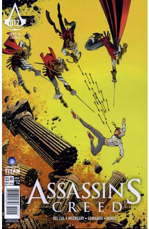 Assassin's Creed: Trial By Fire 12A published by Titan with cover art by John McCrea