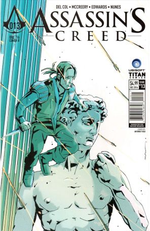Assassin's Creed: Trial By Fire 13B published by Titan with cover art by Antonio Fuso