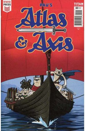 Atlas and Axis 2 published by Titan with cover art by Pau