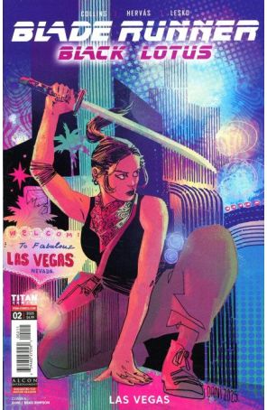 Blade Runner Black Lotus: Las Vegas 2A published by Titan with cover art by Danae “Dani” Kilaidoni