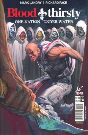 Bloodthirsty: One Nation Under Water 4B published by Titan with cover art by Joel Carpenter