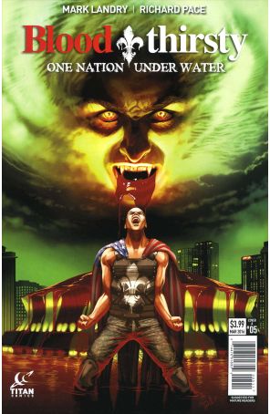 Bloodthirsty: One Nation Under Water 5A published by Titan with cover art by Ashley Witter