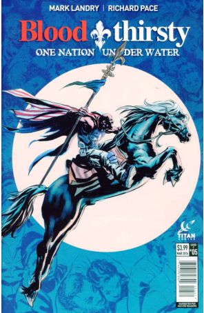 Bloodthirsty: One Nation Under Water 5C published by Titan with cover art by Joel Carpenter