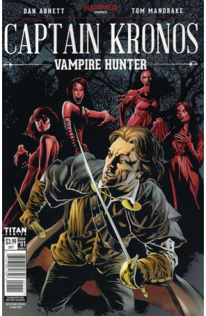 Captain Kronos-Vampire Hunter 1A published by Titan with cover art by Mike Perkins