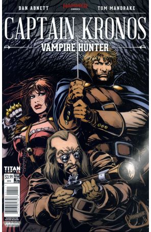 Captain Kronos-Vampire Hunter 4A published by Titan with cover art by Tom Mandrake