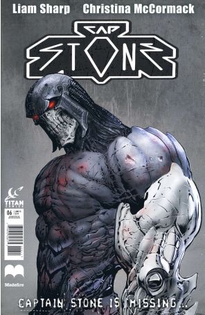 Captain Stone 6 published by Titan with cover art by Liam Sharp