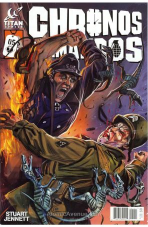 Chronos Commandos: Dawn Patrol 5 published by Titan with cover art by Stuart Jennett