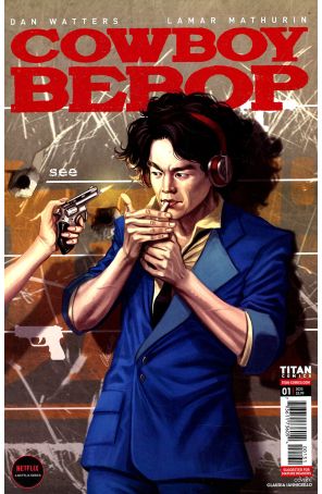 Cowboy Bebop (Titan) 1C published by Titan with cover art by Claudia Iannciello