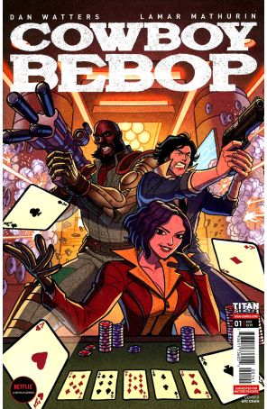 Cowboy Bebop (Titan) 1D published by Titan with cover art by Afu Chan