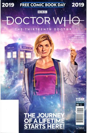 Doctor Who (Titan) FCBD 2019 published by Titan with cover art by Will Brooks