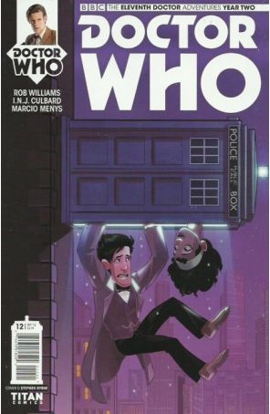 Doctor Who: The Eleventh Doctor Year Two 12D published by Titan with cover art by Stephen Byrne