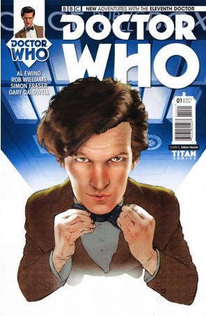 Doctor Who: The Eleventh Doctor 1B published by Titan with cover art by Simon Fraser