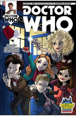 Doctor Who: The Eleventh Doctor 1 (Midtown variant) published by Titan with cover art by Amy Mebberson