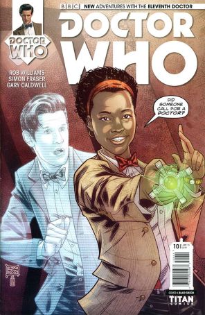 Doctor Who: The Eleventh Doctor 10A published by Titan with cover art by Blair D. Shedd