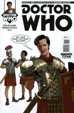 Doctor Who: The Eleventh Doctor 13A published by Titan with cover art by Simon Fraser