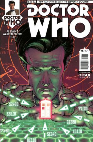 Doctor Who: The Eleventh Doctor 8A published by Titan with cover art by Boo Cook