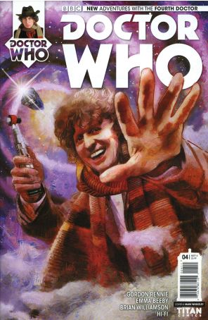 Doctor Who: The Fourth Doctor 4A published by Titan with cover art by Mark Wheatley
