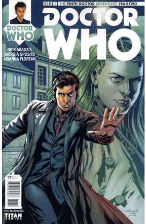 Doctor Who: The Tenth Doctor Year Two 17A published by Titan with cover art by Wellington Diaz