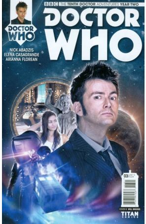 Doctor Who: The Tenth Doctor Year Two 3B published by Titan with cover art by Will Brooks