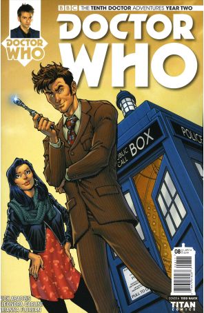 Doctor Who: The Tenth Doctor Year Two 8A published by Titan with cover art by Todd Nauck