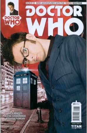 Doctor Who: The Tenth Doctor 1C published by Titan with cover art by Roman Dirge